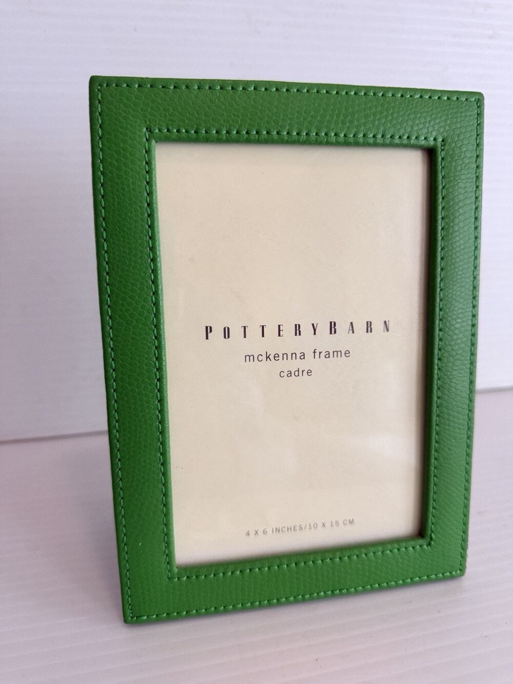 Bright Green Pottery Barn McKenna Frame Cadre 4x6 Maximalism, Pop art Kidcore